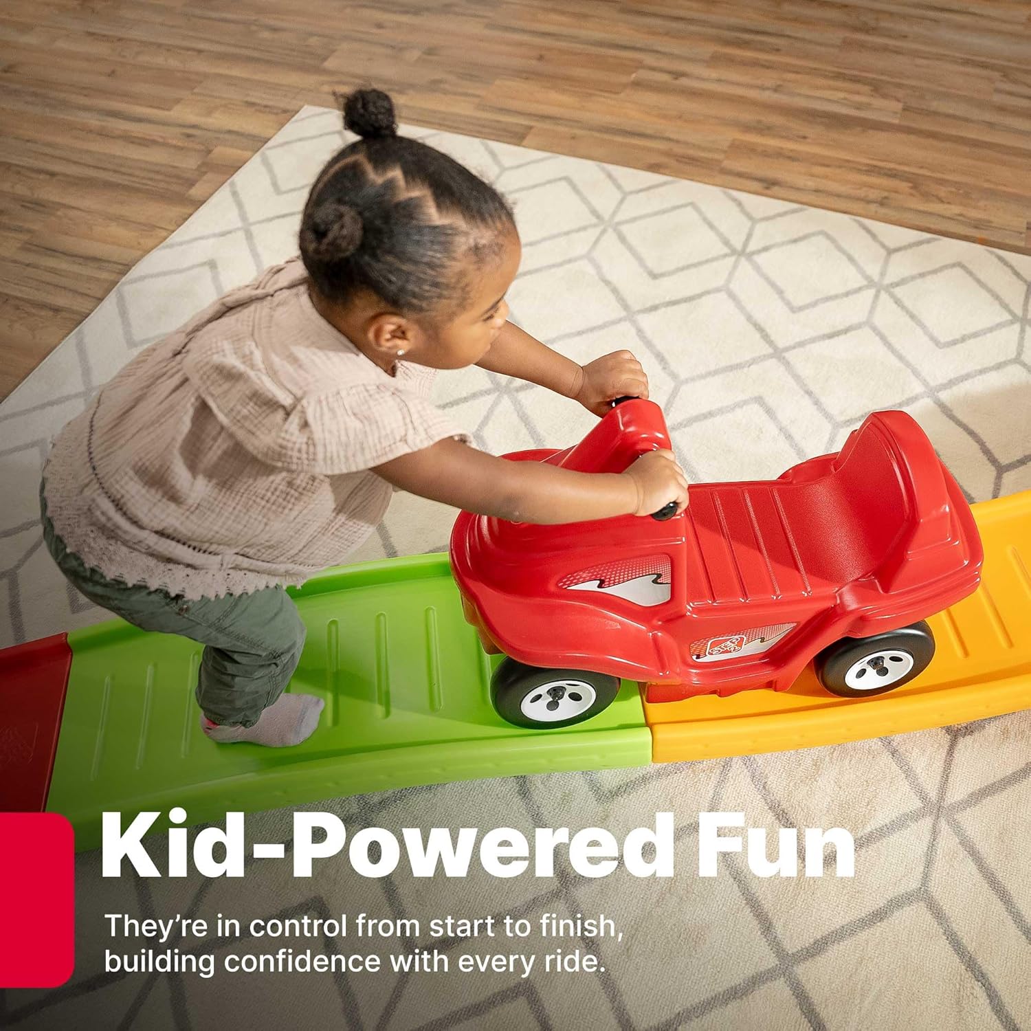 Step2 Up and Down Roller Coaster Toy for Kids, Ride On Push Car, Indoor, Outdoor Playset, Toddlers Ages 2, 5 Years