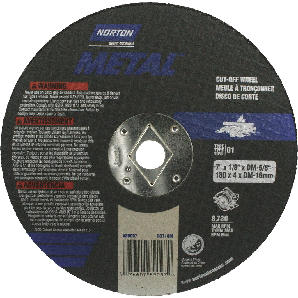 Norton Cutoff Blade - 7in. Dia.