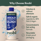 Roobi DeLonghi Compatible Descaling Solution, 500ml Single Bottle