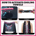 12 Pcs Baseball Cooling Towels Baseball Drip (Black)