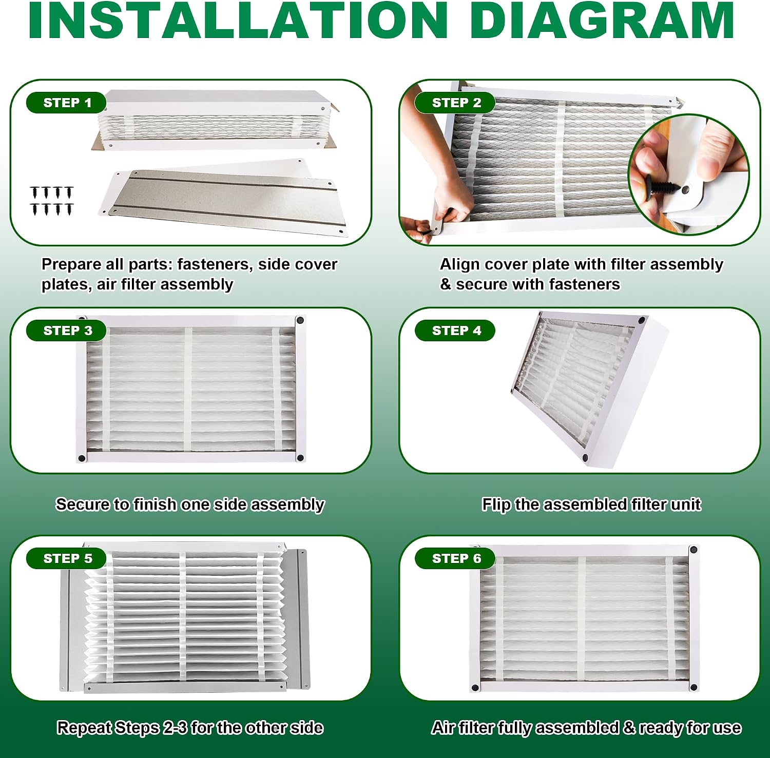 Lennox X6673 20x25x5 in. HVAC Furnace Replacement Air Filter | Foldable MERV 13 Filter, Low air resistance safeguards
