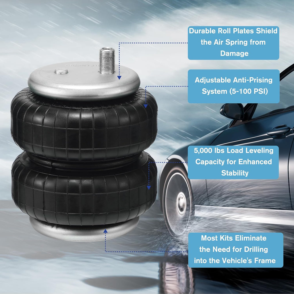 Rear Air Spring Bags Suspension Kit for Toyota Tacoma Prerunner