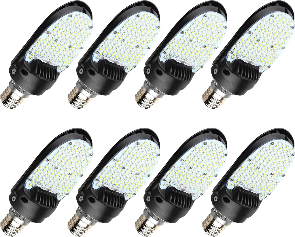 LED Shoebox Retrofit Lamp, 75/95/115W Selectable, 5000K, Rotatable E39 Base