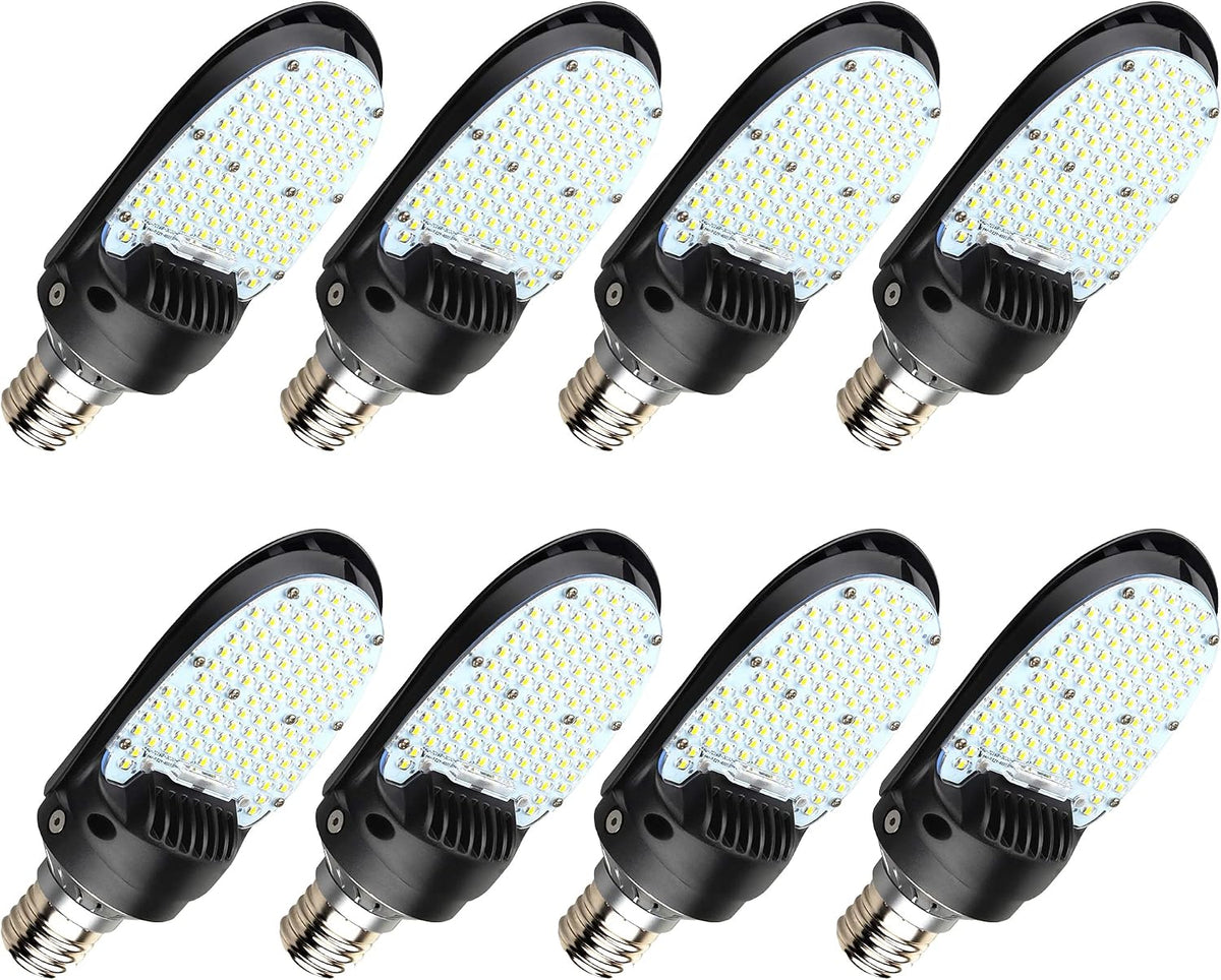 LED Shoebox Retrofit Lamp, 75/95/115W Selectable, 5000K, Rotatable E39 Base