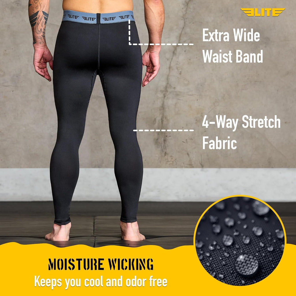Men’s BJJ Spats Leggings Tights, Best Jiu Jitsu MMA no Gi spat Compression Pants for Men