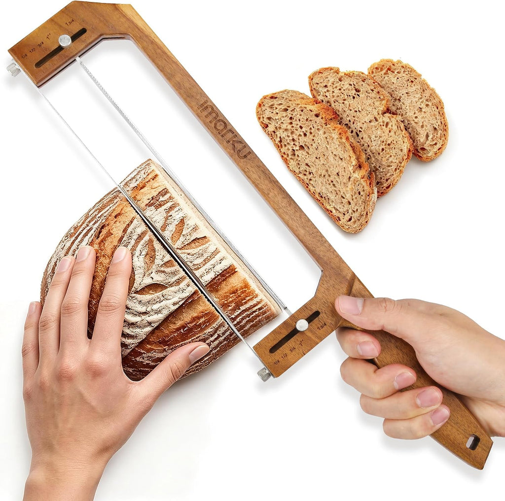 10 inch Sourdough Bread Slicer,Rigid Serrated Blade Bread Knife