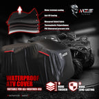 ATV Cover All Weather Season Outdoor Storage Waterproof Protection Accessories fits up to 101 inch Quad 4 Wheeler