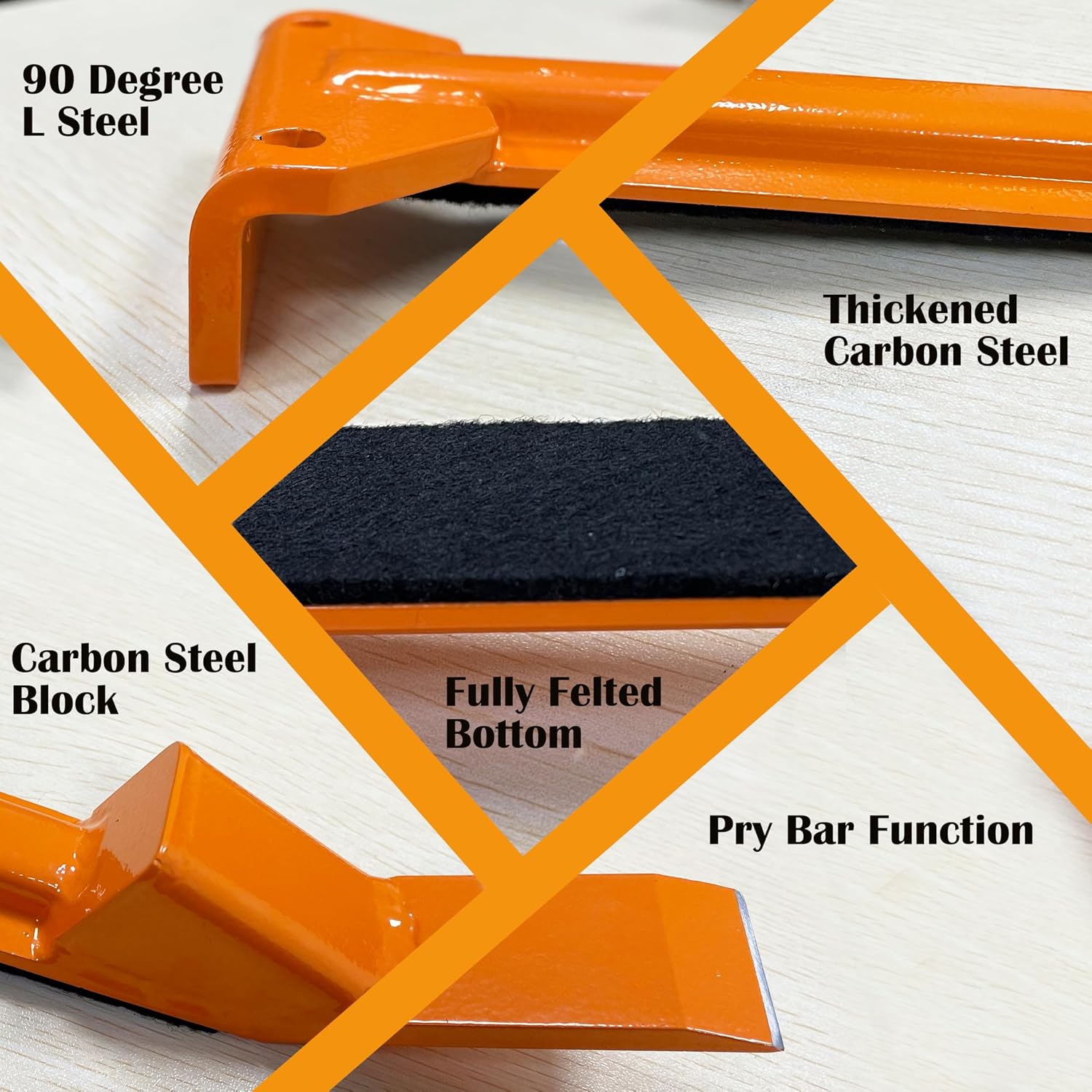 Vinyl Pull Bar Flooring Jack Tool - Heavy Duty 12" NK-EH400 Steel Tool