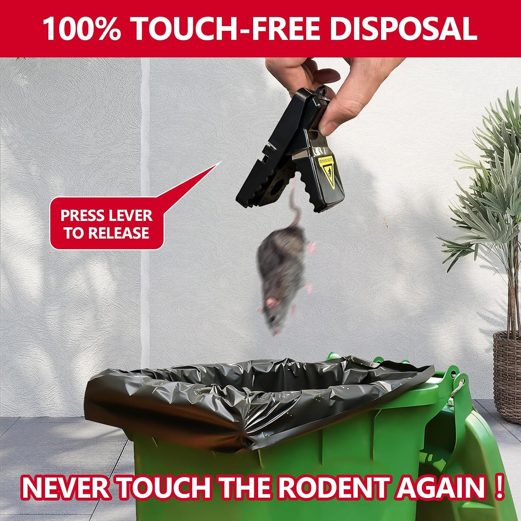 8 Pack Mouse Traps Indoor for Home, Mouse Trap for House Indoor Kill, Reusable Mice Traps, Small Rat Traps for Home