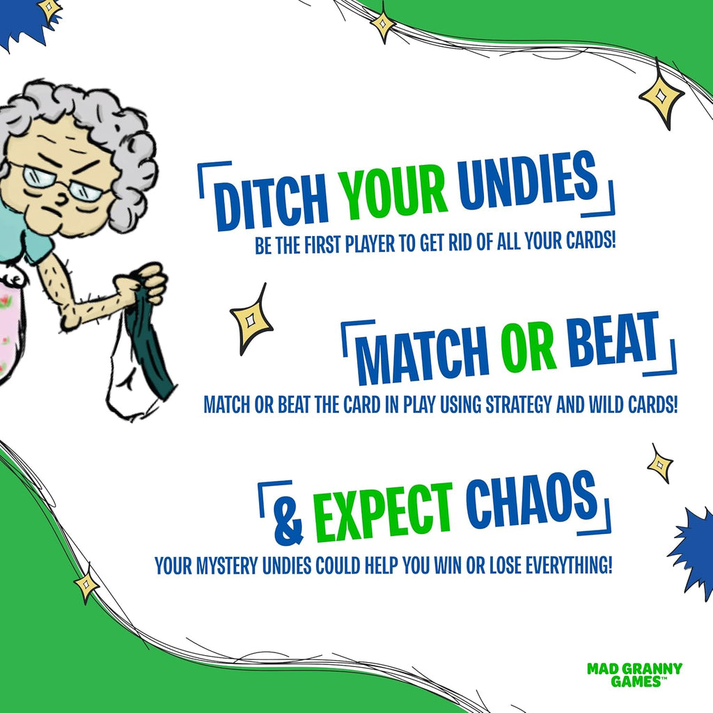 Hilarious Family Card Game for Kids, Teens & Adults | Fast-Paced Party Game for 2–5 Players, Ages 8+ | Quick 10–15