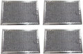 4pack LMV1635SB Microwave Grease Filters for LG LMV1635SW LMV2083SB LMV2053ST/01 LMV2053SW/00 LMV2053SW/01 LMV2073BB/00 LMV2073BB/01 LMV2073ST/00 LMV2073WW/00 LMV2073WW/01 LMV2083SB/00