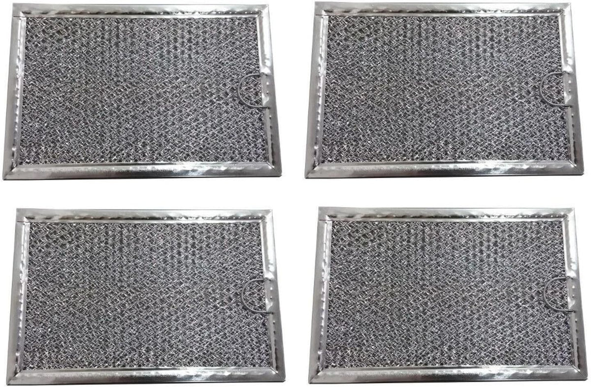 4pack LMV1635SB Microwave Grease Filters for LG LMV1635SW LMV2083SB LMV2053ST/01 LMV2053SW/00 LMV2053SW/01 LMV2073BB/00 LMV2073BB/01 LMV2073ST/00 LMV2073WW/00 LMV2073WW/01 LMV2083SB/00