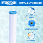 HYDROTOOLS 5-Pack Above-Ground Pool Cartridge Filter Replacement, 8 Sq Ft Element