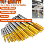 2Pcs M6 X 1.0 Thread Tap for Metal, M6 X 1.0 M2 HSS Thread Milling Tap