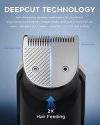 Luma Apex Beard Trimmer for Men, All-in-One Grooming Kit with Precision Dial, 40 Length Adjustable Settings for