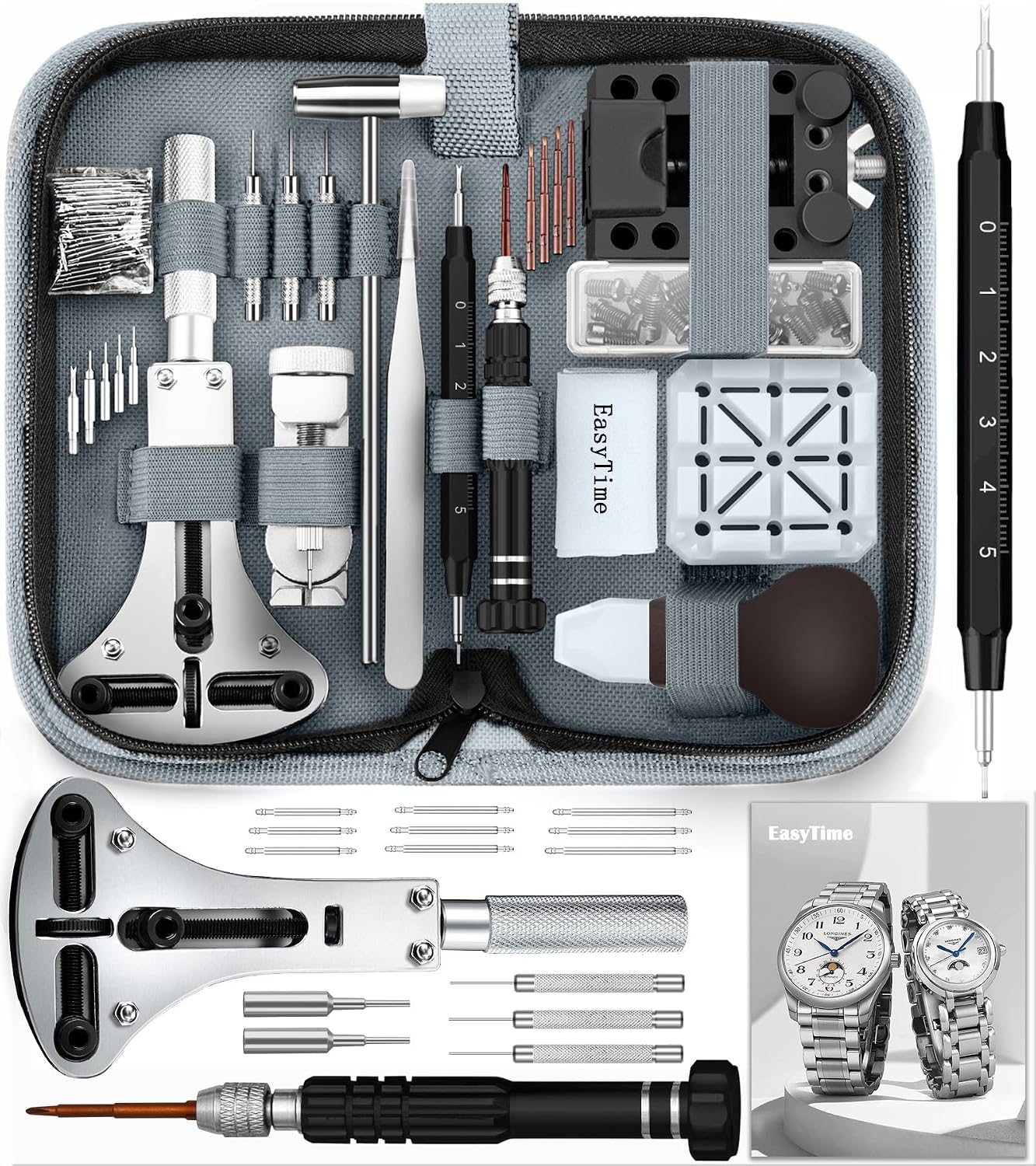 Watch Repair Kit 149IN1: Watch Link Removal & Battery Replacement | Complete Watch Repair Tools & Kits - Easy to