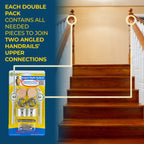 Angled Slipfix Railbolt, Handrail to Newel Post, 1 x 2-Pack, 13.960