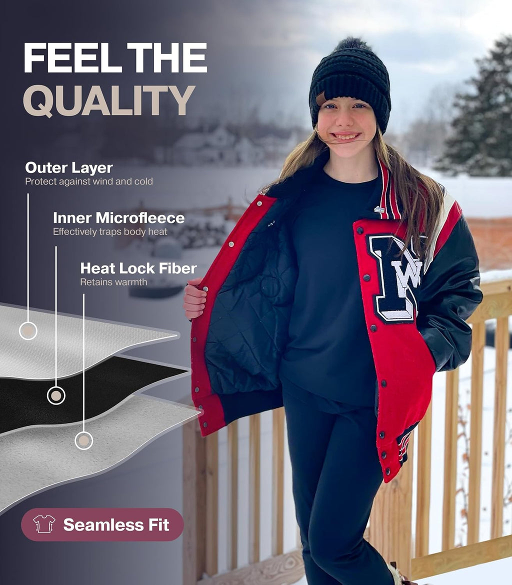 Girls' Thermal Tops 3-Pack by Thermajane