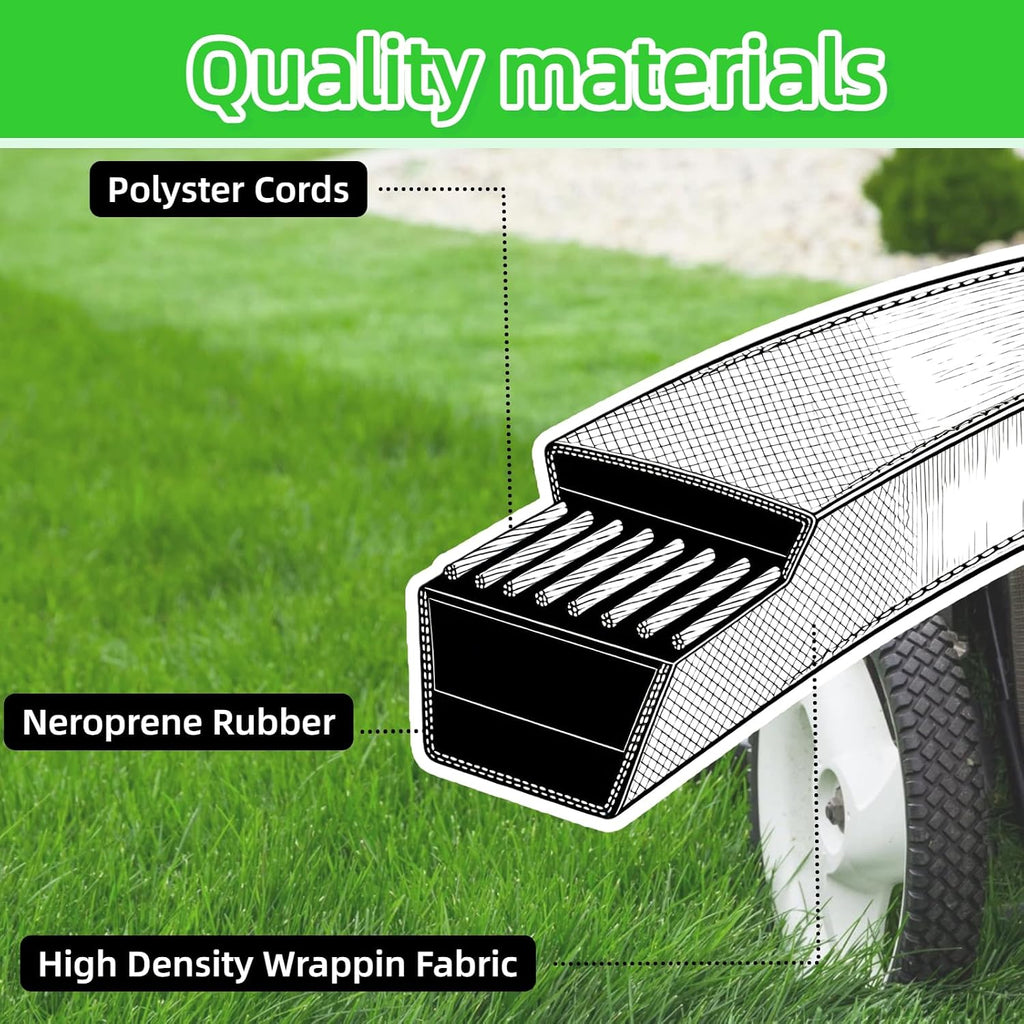 1/2" x 99"Lawn Mower Tractor Deck Belt for MTD 754-0440 954-0440 MTD LT-16 LT-165 LT-18 LT-185 with 46" Deck Toro 94-4291