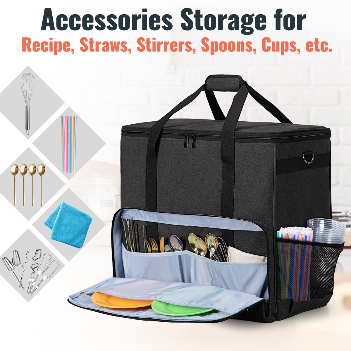 CURMIO Carrying Case Compatible with Ninja SLUSHi Max Machine FS605 Series