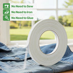 Hem Tape for Pants, 1/2inch*105FT, Double Sided Fabric Tape