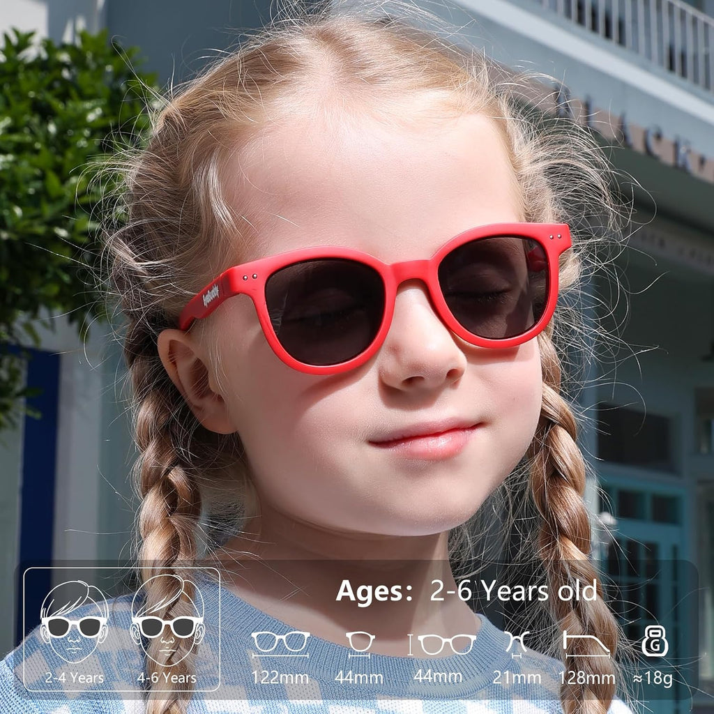 Kids Toddler Sunglasses Age 2-4/3-5 Boys Girls Polarized UV Protection Sun Glasses for Age 2-8