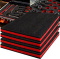 4 Pack 16×12×1 inch Tool Box Foam, Polyethylene Shadow Kaizen Foam Pad Sheets Liner Toolbox for Hard Case Storage