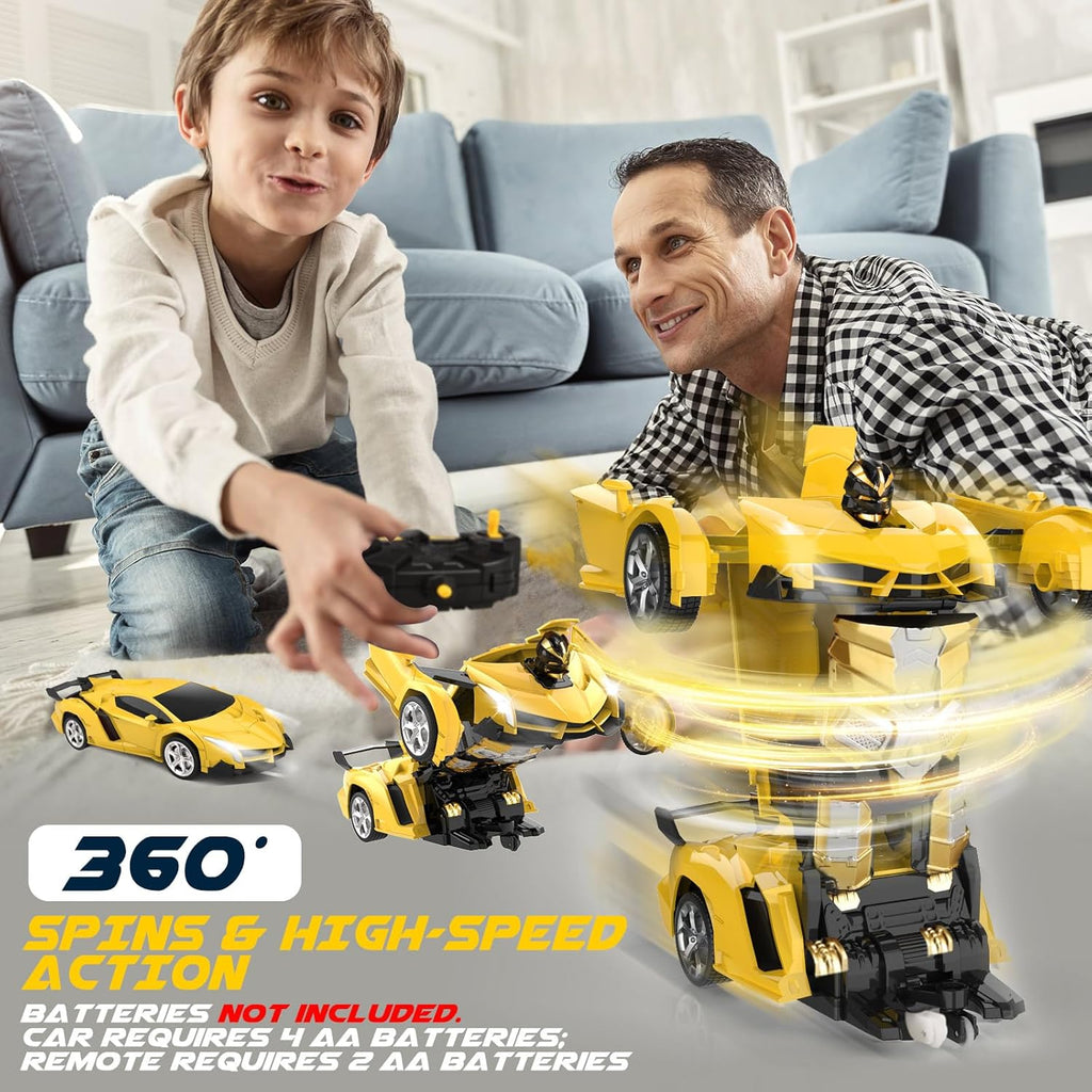 Remote Control Car - Transform Robot RC Cars, Toys for Ages 5-7, Kids Toys, 4 Year Old Boy Toys, Toys for 3 4 5 6 7 8
