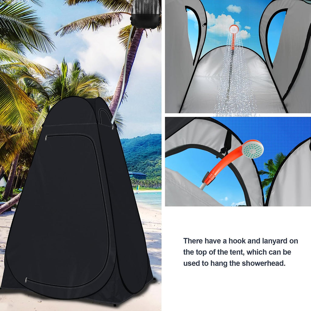 Pop Up Privacy Shower Tent Camping Portable Toilet Tent Outdoor Changing Porta-Potty Camp Bathroom Dressing Room
