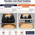 Commercial Induction Cooktop 3500W 220V, Countertop Burner