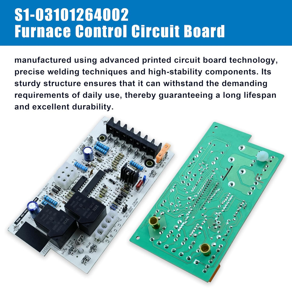 Upgraded S1-03101264002 Furnace Control Circuit Board Replacement for York