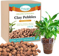 15LB Leca Clay Pebbles for Plants 4mm-16mm Clay Balls for Hydroponic | Drainage, Reusable, Aeration, Moisture