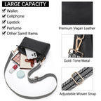 Small Crossbody Bag for Women with Multiple Pockets