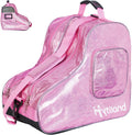 Roller Skate Bag for Inline Skates Ice Skates and Figure Skating Stylish Plain Holographic Fashion Design Spacious