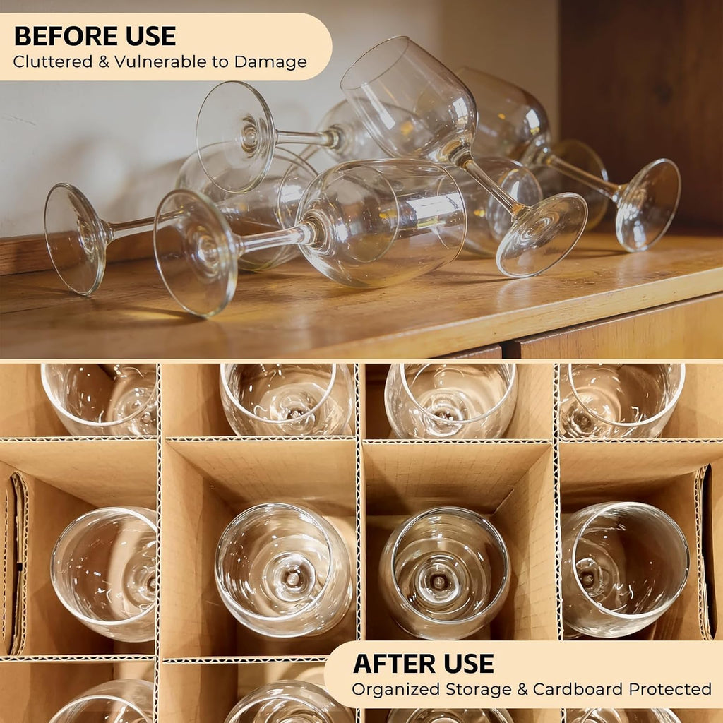 Wine Glasses Moving Boxes, Glass Packing Boxes, Kitchen Storage Kit