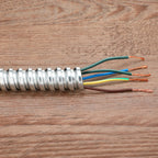 Yaocom 1 Inch Metal Flexible Conduit 50 ft, Galvanized Reduced Wall