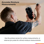 Flir MR60 Moisture Meter Pro, Pin and Pinless, Color Display