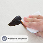 Vinyl Tablecloth with Flannel Backing-Round Plastic Waterproof Table Cloth