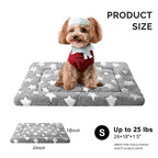Dog Bed Mat, Reversible Crate Pad, Machine Washable for Small Dogs