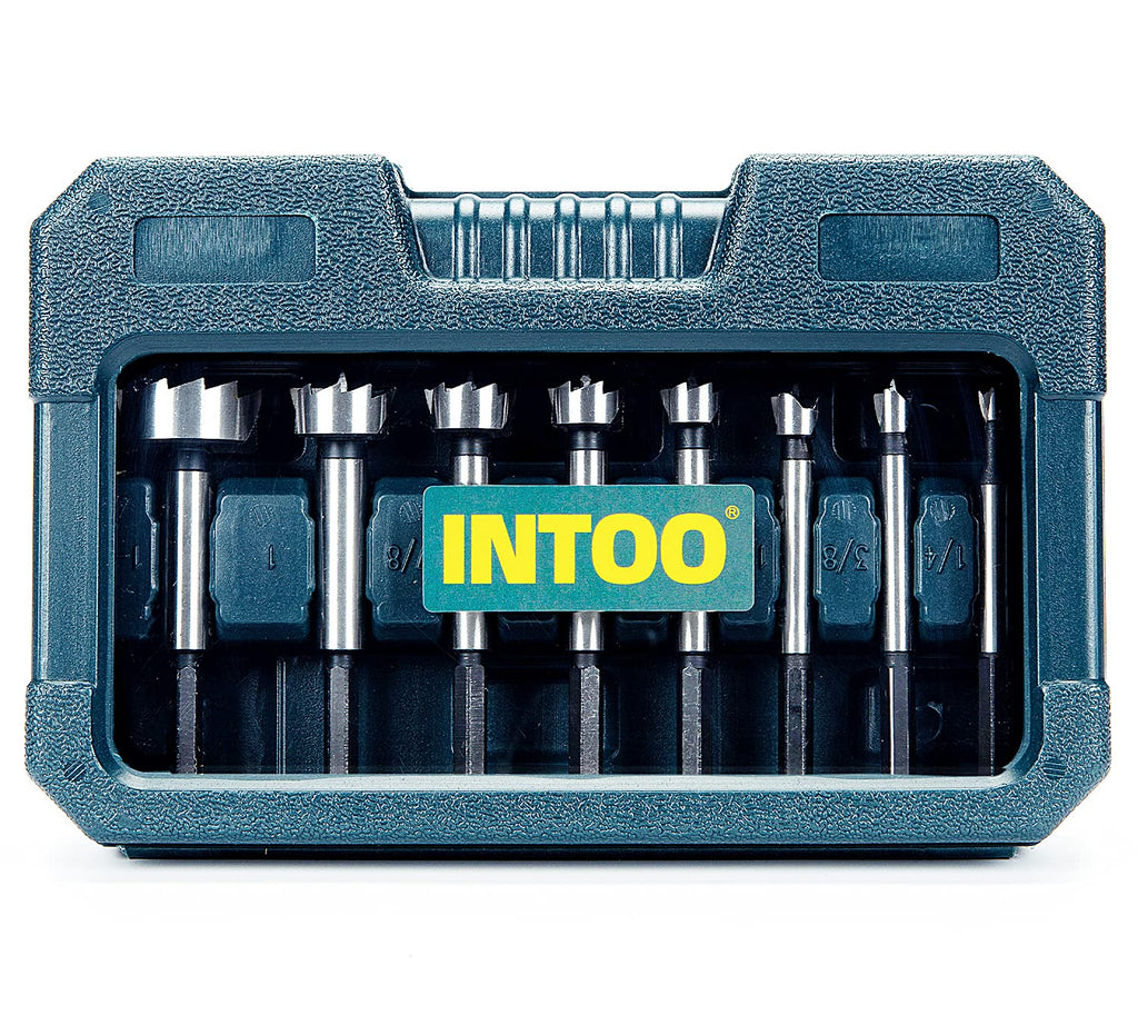 Hex Shank Forstner Bit Set 8pcs Multi Sided Shank Wood Drill bit Set