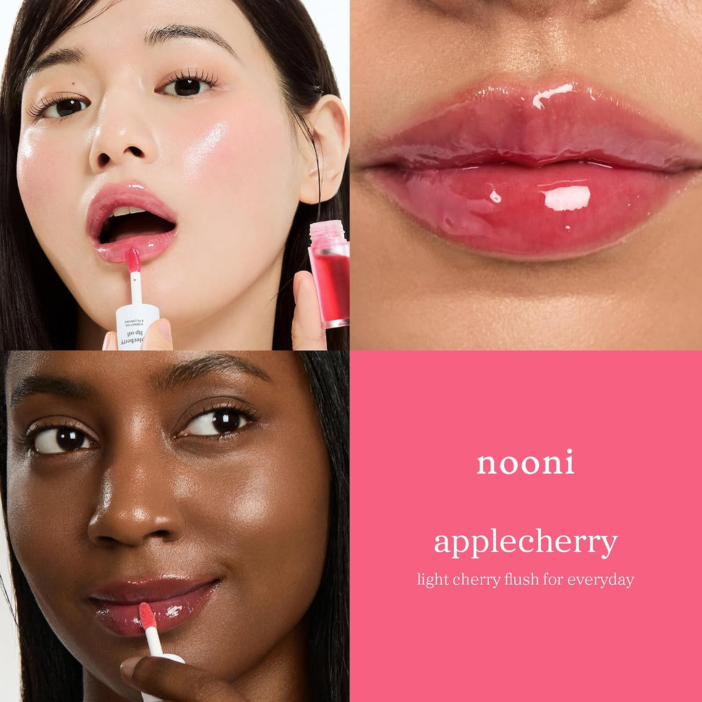 Korean Lip Oil - Applecherry - pH Color-Changing Plumping Lip Gloss