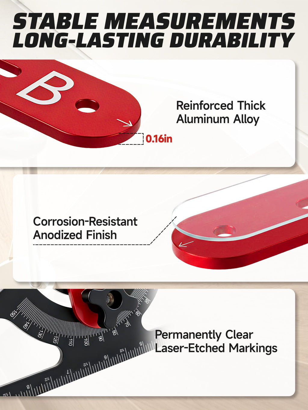 Stair Tread Template Tool for DIYers & Professional Carpenters