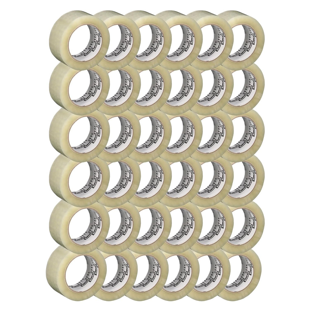 High Tack Box Sealing Tape 311+, 1.88 in x 110 yds, 36 Tape Rolls, 3 in Core, High Performance Sealing Tape, Clear