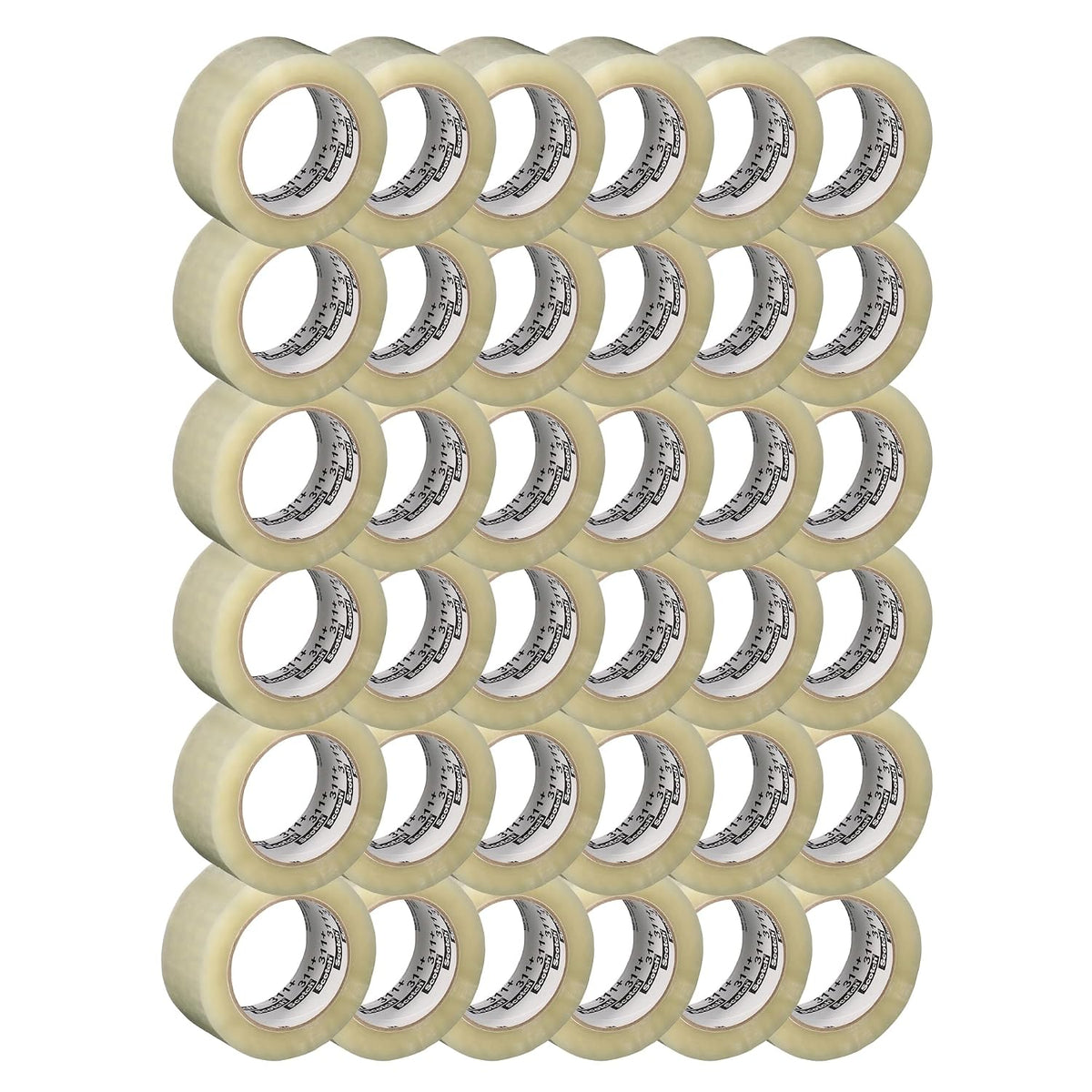 High Tack Box Sealing Tape 311+, 1.88 in x 110 yds, 36 Tape Rolls, 3 in Core, High Performance Sealing Tape, Clear
