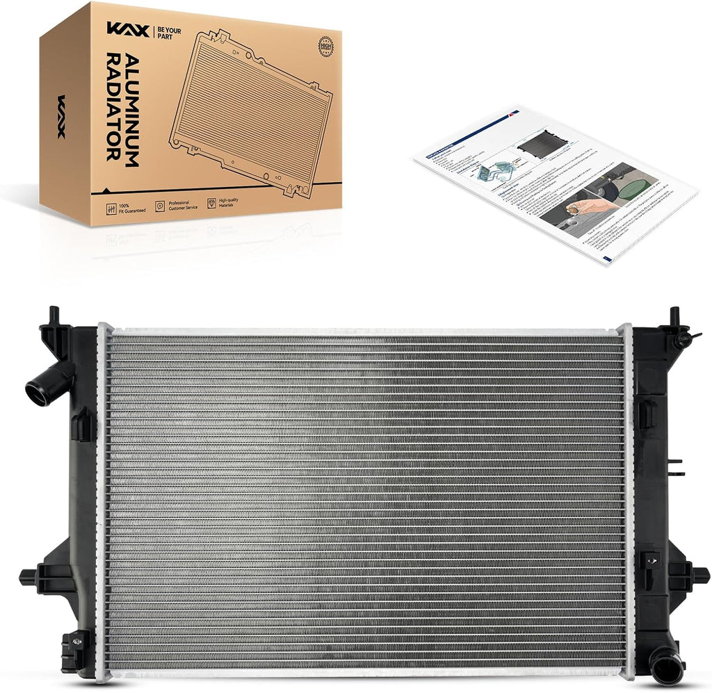 KAX CU13609 Car Engine Radiator, Compatible with 2016-2017 Elantra 2.0L