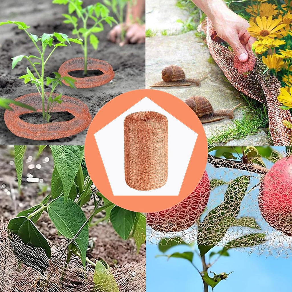 Copper Mesh Rodent Control, 5 in x 50ft Copper Wool for Mice, Rats & Bats | Premium Copper Mesh Roll for Weep Holes