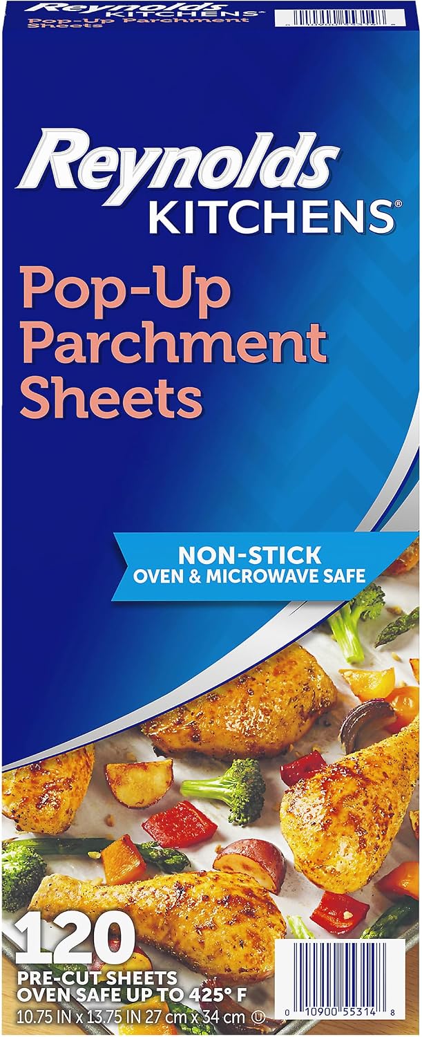 Kitchens Pop-Up Parchment Paper Sheets, 120ct