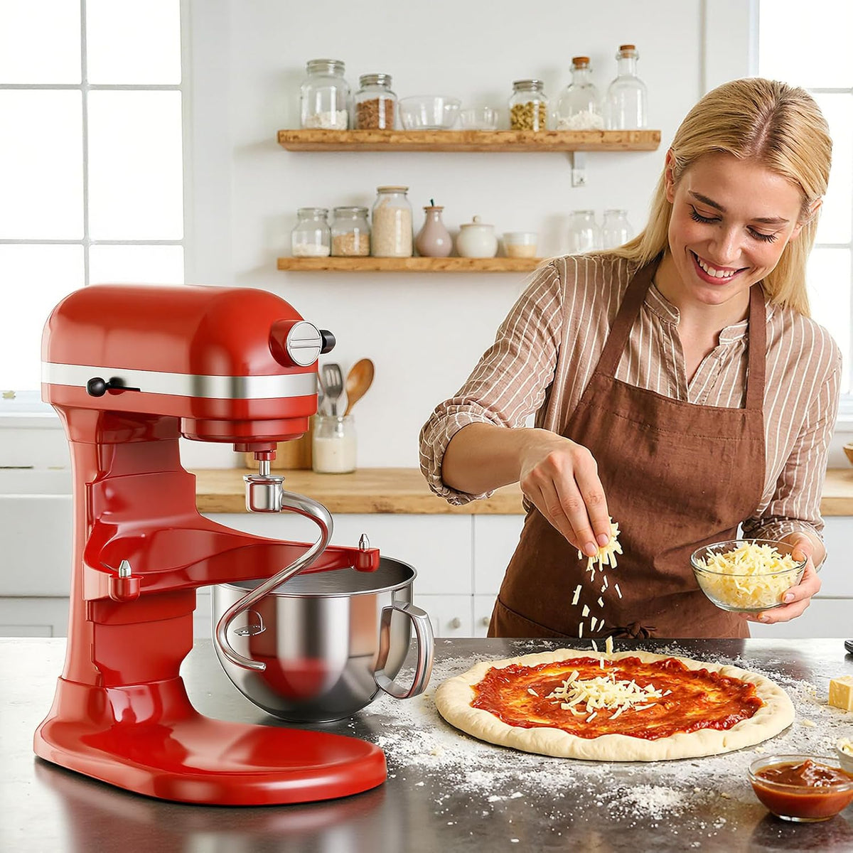 Spiral Dough Hook for KitchenAid 5 Plus & 6-Qt Bowl-Lift Mixers