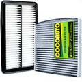 COCOAUTO Engine & Cabin Air Filter Kit for Pilot (2016-2022)