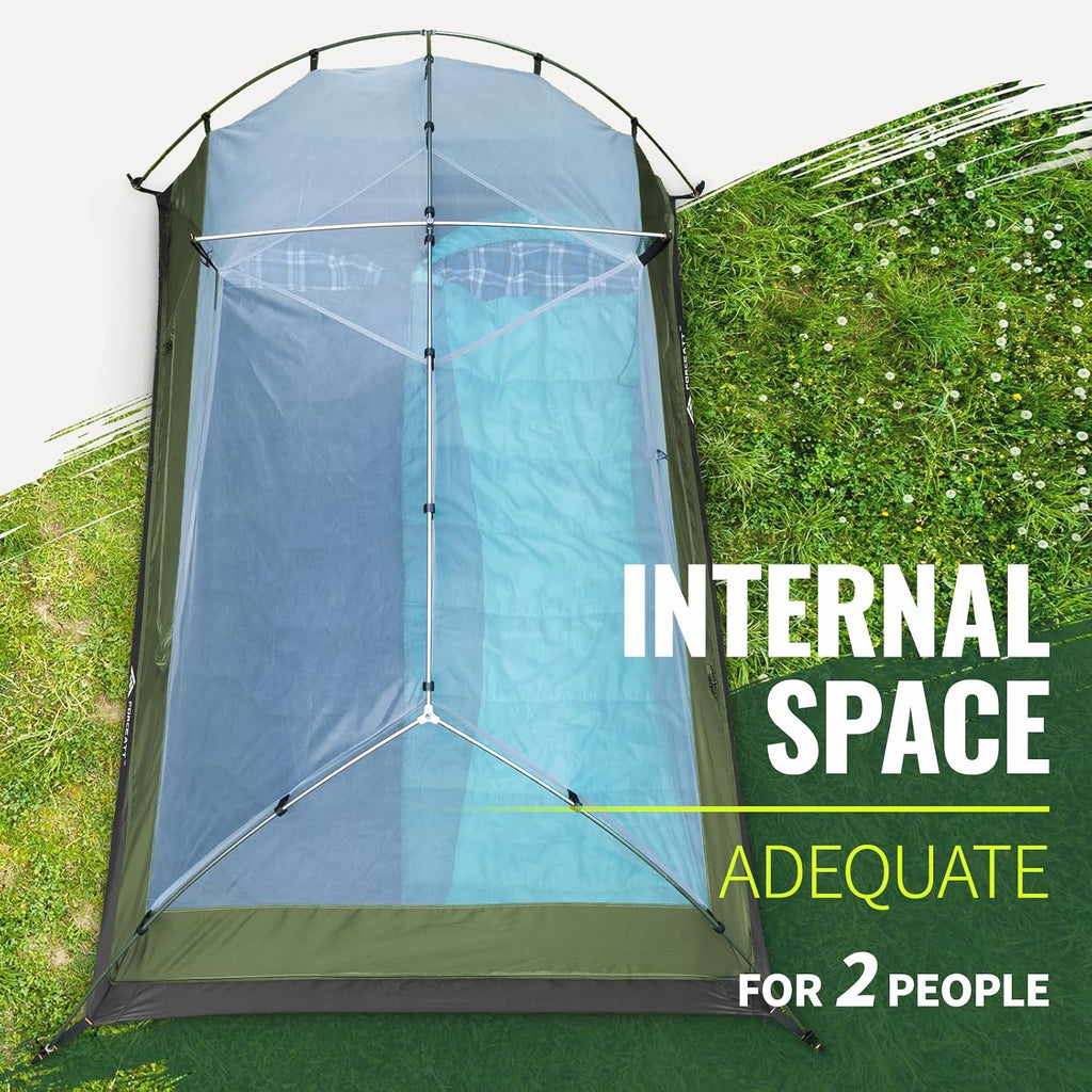 Tent for 2 and 3 Person is Waterproof and Windproof, Camping Tent for 3 to 4 Seasons,Lightweight Aluminum Pole